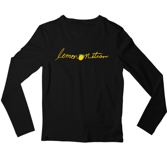 Lemon Nation Script Long Sleeve Shirt