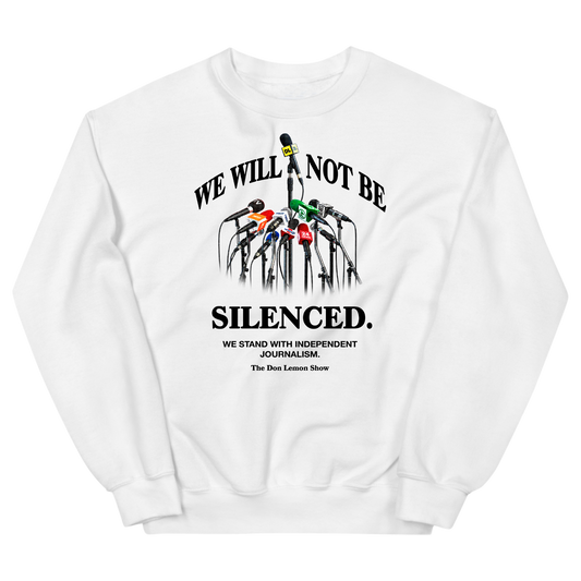 We Will Not Be Silenced Crewneck Sweatshirt